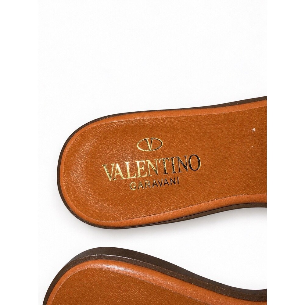 Valentino Garavani VLogo Signature Raffia Slides EU 38 US 8 NWT - Picture 4 of 6